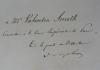 dédicace de Napoléon III à JEVS pour son ouvrage sur Jules César